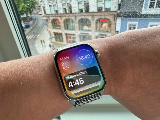 Ruter-appen på Apple Watch etter oppdatering. 📸: Privat