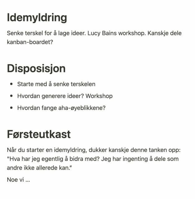 Sånn slutter du å tenke «Jeg har ingenting å dele som andre ikke allerede kan»