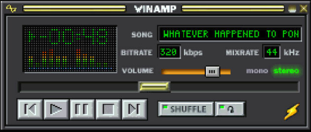 Winamp, sånn du trolig husker den.
