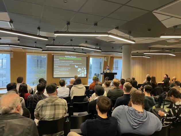 Fra fjorårets markering av Cloud Native Sustainability Week. 📸: Green Software Oslo