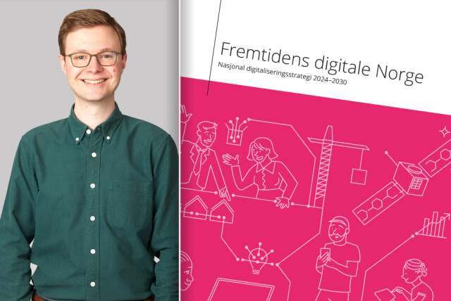 Hans Kristian Henriksen mener deler av regjeringens digitaliseringsstrategi er i klar motsetning til målene om grønn IT og mer bærekraft. 📸: Bekk og regjeringen.no