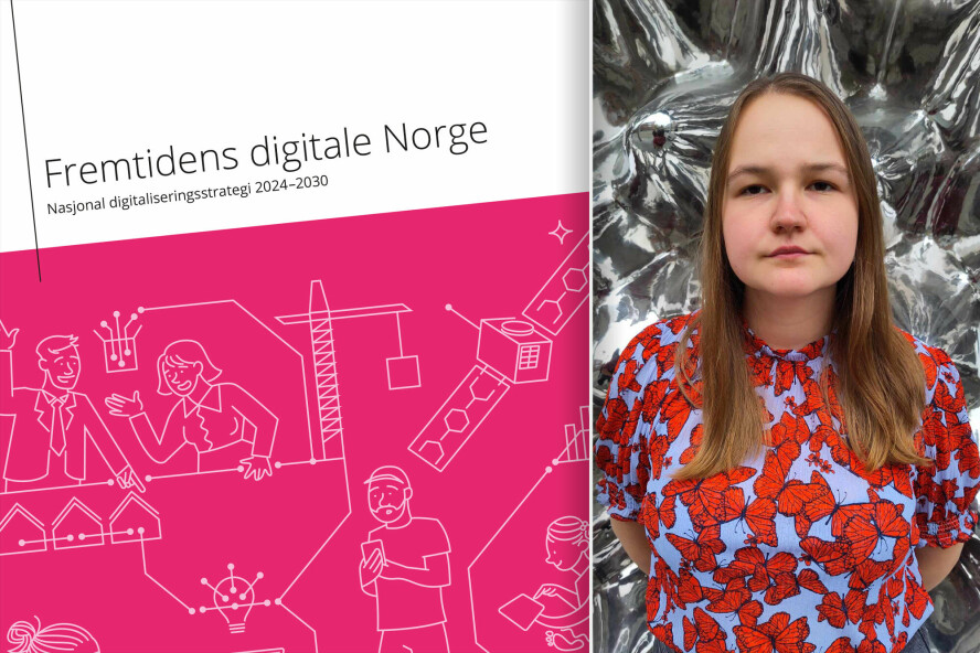 I den nye digitaliseringsstrategien er det få konkrete tiltak for å dekke behovet for IKT-spesialister og seniorer. Hanne A. Hugem i Forente IT-foreninger mener det må satses på juniorstillinger, slik at dagens nyutdannede kan bli morgendagens seniorer og spesialister. 📸: Regjeringen.no og privat
