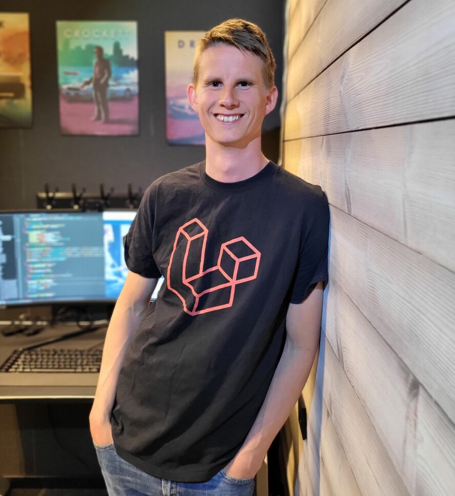 Joakim Lea er bilselgeren som valgte å bytte karriere og bli utvikler. Nå har han startet Laravel Norge. 📸: Privat.