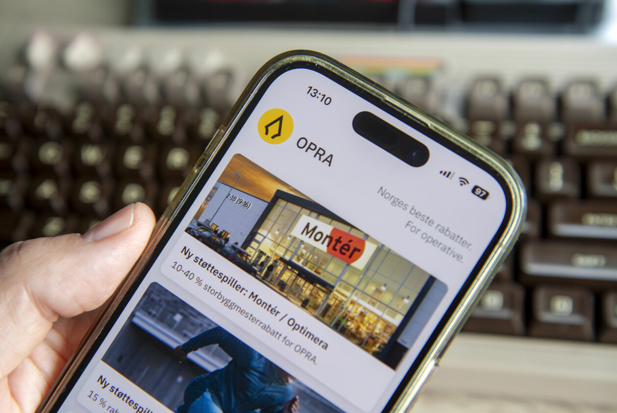 Mobil-appen til OPRA er laget med kryssplattformløsningen React Native. 📸: Kurt Lekanger