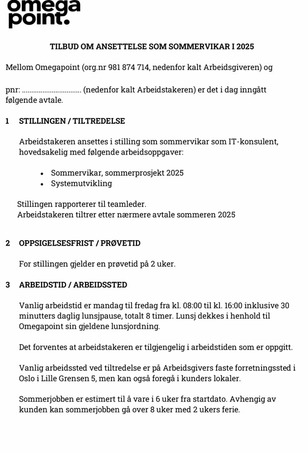 Studenter mista sommerjobb hos Omegapoint rett etter tilbudet