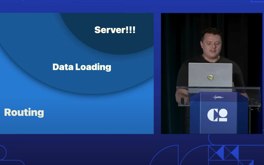 Tanner Linsley presenterte status for TanStack Start-prosjektet på Netlify Compose-konferansen nylig. 📸: YouTube / Netlify Compose