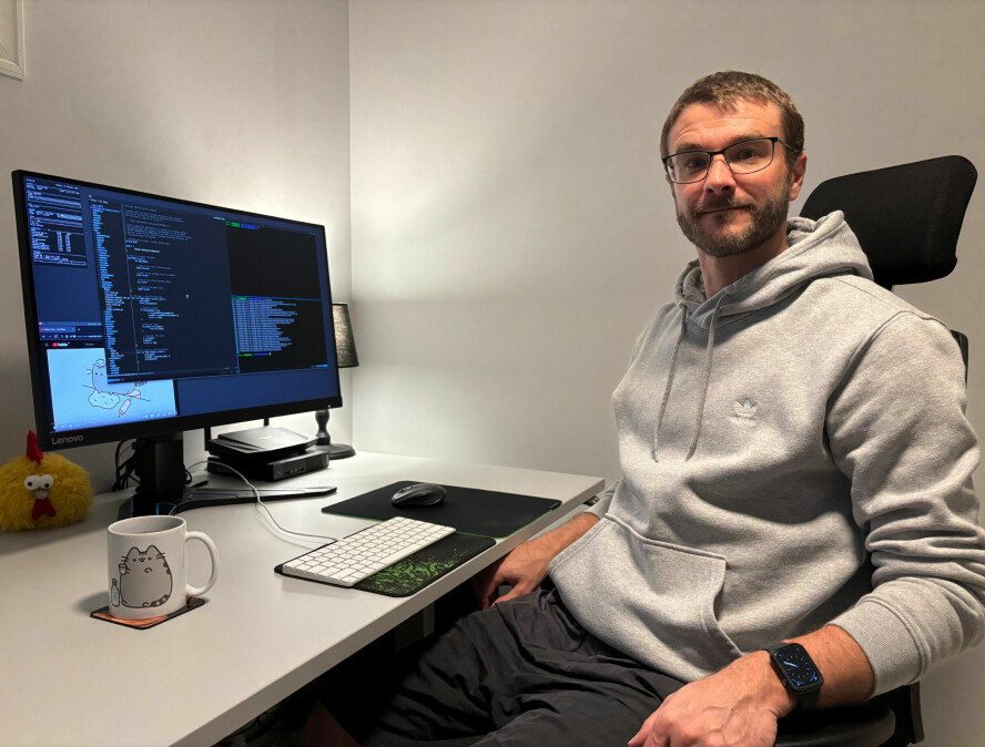 Stephen Gabriel Drake jobber som Senior Engineer i DNB. 📸: Privat