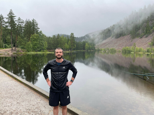 Stephen Gabriel Drake liker å være aktiv når han ikke sitter foran dataskjermen. 📸: Privat