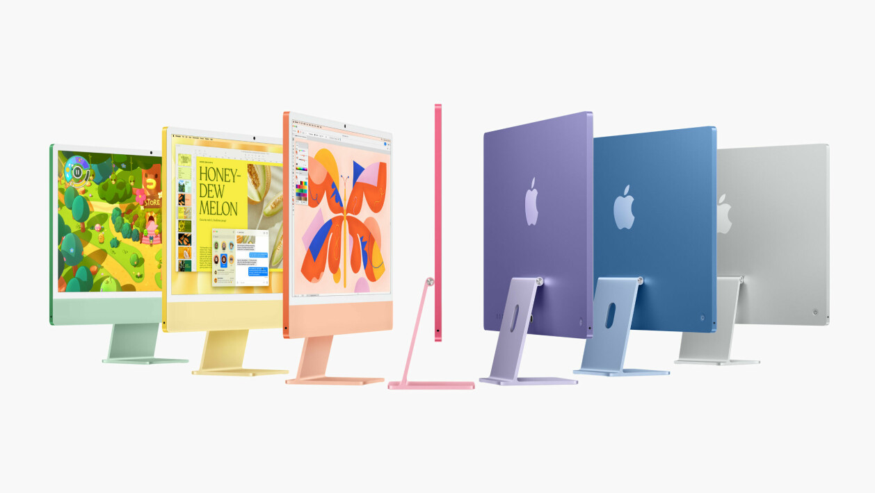 iMac fås nå i sju forskjellige farger. 📸: Apple