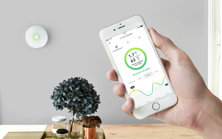 Airthings lager løsninger for blant annet måling av luftkvalitet, og har utviklet egne apper for privatmarkedet. De måtte nylig kutte 20 prosent av de ansatte, men vil ikke svare på om utviklerne er blant de ansatte som er kuttet. 📸: Airthings