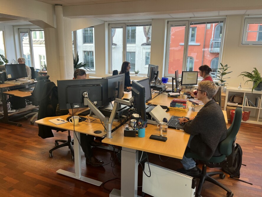 10 ansatte i Allegro språktjenester mister jobben som følge av oppdragstørke. Halvparten av inntektene forsvant nærmest over natta, opplyser daglig leder. 📸: Allegro språktjenester
