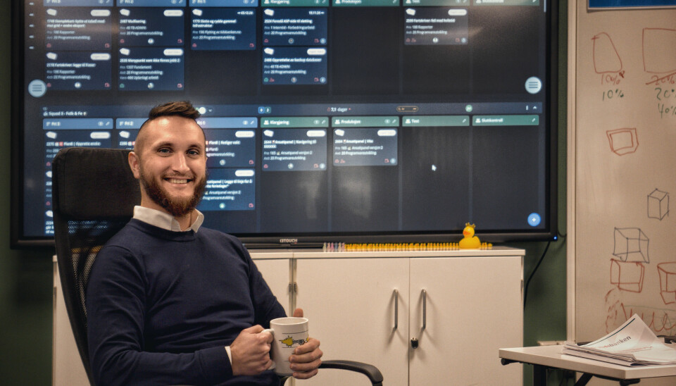 Lars Cabrera er Tech Lead Backend i Tidsbanken. 📸: Alexander Øvrebø