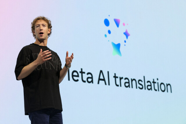 Mark Zuckerberg har brukt mye tid på å snakke om hvordan Metas egen AI er ledende i bransjen. Samtidig skal Metas interne arbeidsverktøy basere seg delvis på rivalens AI. 📸: Manuel Orbegozo / Reuters / NTB