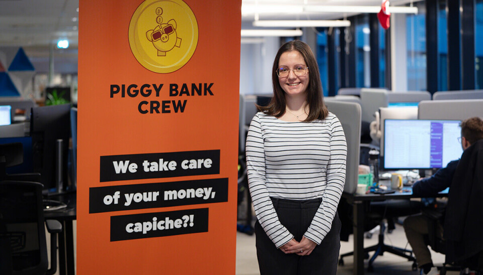 Milena Dunic er utvikler på teamet Piggy Brank Crew som jobber med bankfunksjonaliteten i Tripletex. Hun setter spesielt stor pris på den individuelle innovasjonstiden de har hver uke. Foto: Josefine Lofstad