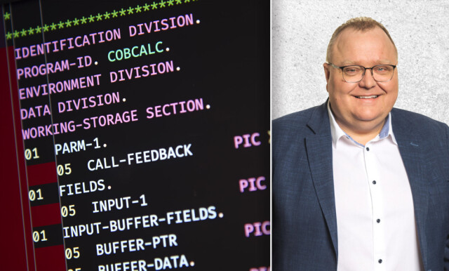 Det er ikke så dumt å lære seg COBOL, mener Arne Johan Næprud i Kyndryl. 📸: Kurt Lekanger / Kyndryl