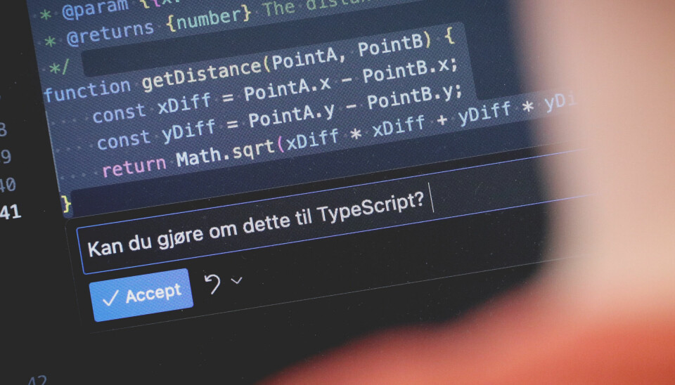 AI-assistenter er til mye større hjelp for utviklere som kan mye fra før, viser eksperiment. 📸: Ole Petter Baugerød Stokke