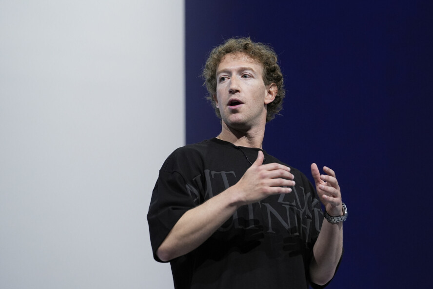 Meta-eier og toppsjef Mark Zuckerberg innrømmer at Donald Trumps valgseier har påvirket beslutning om å slutte med at uavhengige eksperter faktasjekker innholdet på Facebook og Instagram. 📸: Godofredo A. Vásquez / AP / NTB