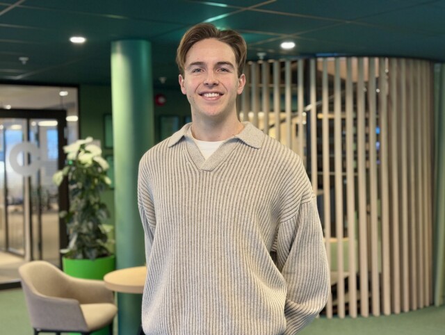 Kasper Lien Oftebro har fått seg jobb i Computas NXT.