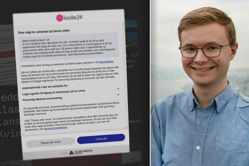 Hans Kristian Henriksen i Bekk mener de fleste bør kunne lage sine egne cookie-bannere. 📸: Ole Petter Baugerød Stokke / Privat