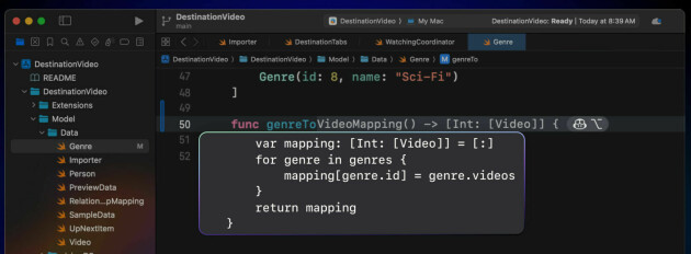 Copilot er nå tilgjengelig også for XCode. 📸: GitHub