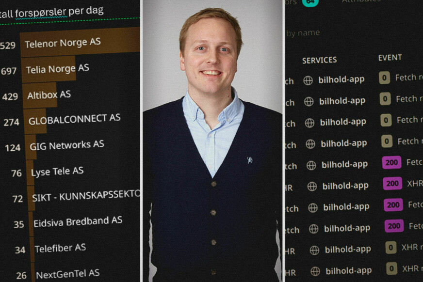 Mats Mortensen og de andre Bekk-utviklerne måtte gjennom et langt kaninhull for å finne ut hvorfor brukerne deres ikke fikk tilgang på appen. 📸: Ole Petter Baugerød Stokke / Bekk