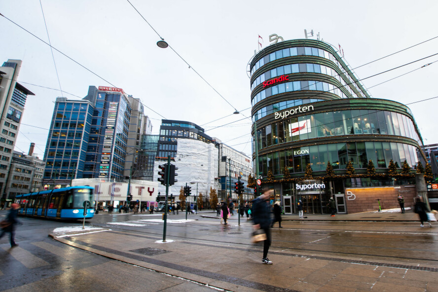 Like før jul ble det kjent at det var funnet skjulte kameraer på toalettene ved Sopra Sterias lokaler på Oslo City. 📸: Emilie Holtet / NTB
