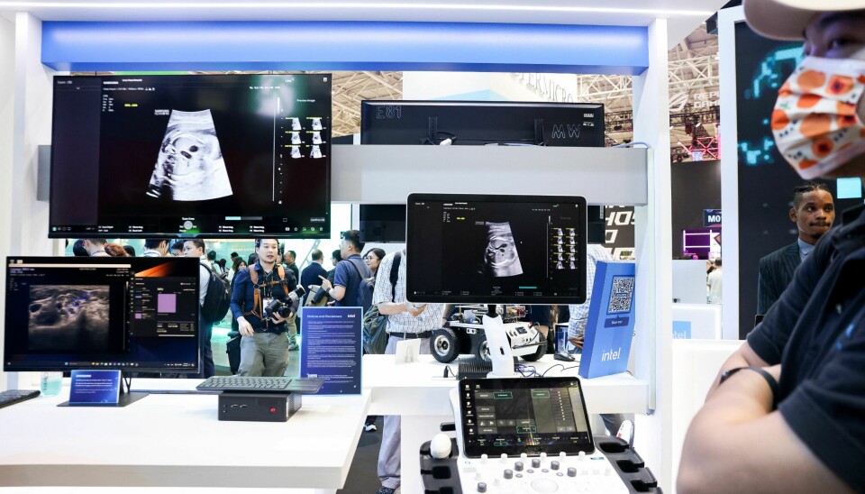 Intel demonstrerte i juni sin nye AI-baserte ultralydmaskin på Computex 2024. To måneder senere måtte 15.000 ansatte forlate selskapet. 📸: I-Hwa Cheng / AFP / NTB