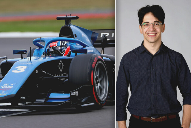 Joachim Maksim sleit med å se når F1-løp starta, og starta derfor 'When is the fucking race' for å gjøre det enklere. 📸: Bradley Collyer / Pa Photos / Bekk