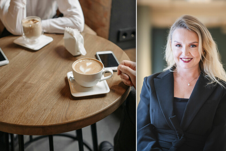 Er det innafor å 'sjekke opp' folk på LinkedIn? Flere unge kvinner sier til Maria Molvær Nesseth at de har opplevd dette, gjerne fra menn med rekrutteringsansvar innen techselskaper. En kvinne forteller til kode24 at hun nå er skeptisk til å takke ja til å 'ta en kaffe'. 📸: Pavel Danilyuk / Pexels og Cruit