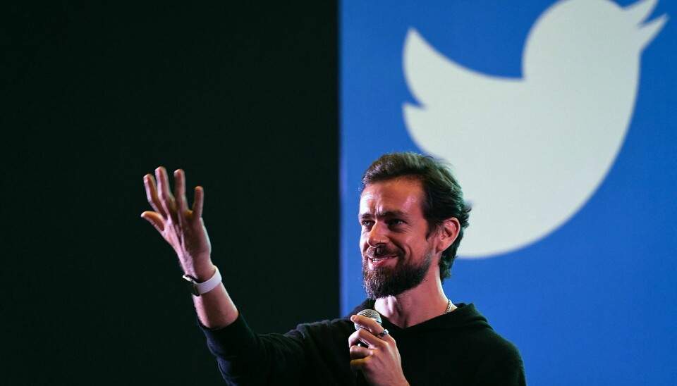 Jack Dorsey grunnla Twitter, som senere ble solgt til Elon Musk og byttet navn til X. 📸: NTB / AFP