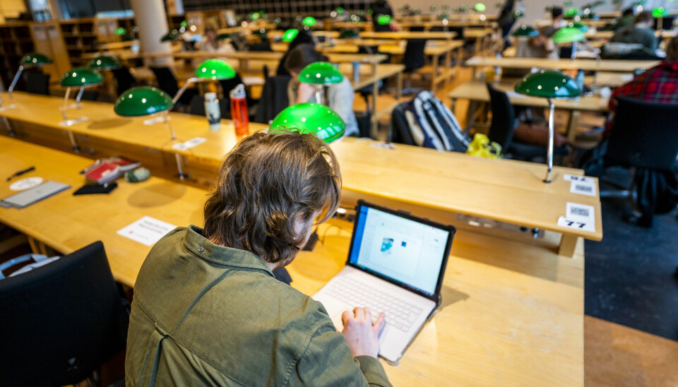 Kunstig intelligens har gjort at studenter sparer tid, viser årets Studiebarometer. 📸: Håkon Mosvold Larsen / NTB