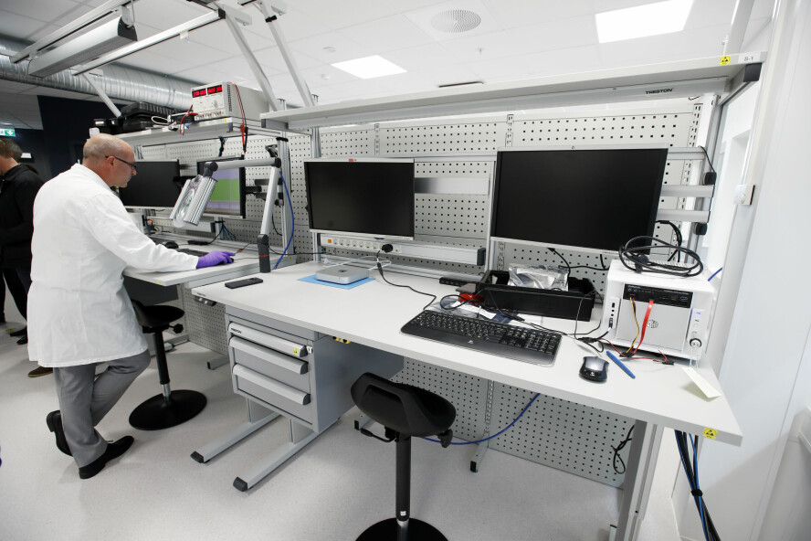 Seksjon for elektroniske spor hos Kripos på Bryn i Oslo. 📸: Lise Åserud / NTB