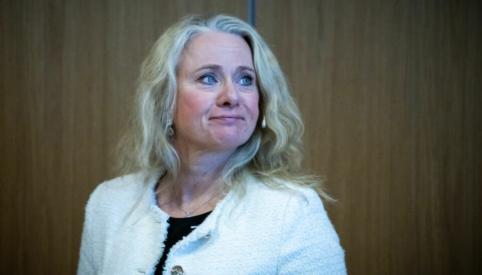 Anniken Hauglie, viseadministrerende direktør i NHO, etterlyser flere studieplasser innen IKT. Dette gjør hun i forbindelse med en fersk NHO-rapport. 📸: Ole Berg-Rusten / NTB