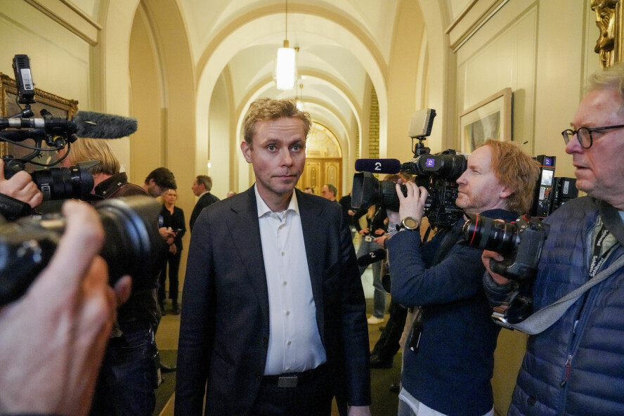 Sps Ola Borten Moe gikk imot eget parti og ble tungen på vektskåla. Dermed blir det ikke utredet om Helseplattformen skal skrotes. 📸: Ole Berg-Rusten / NTB