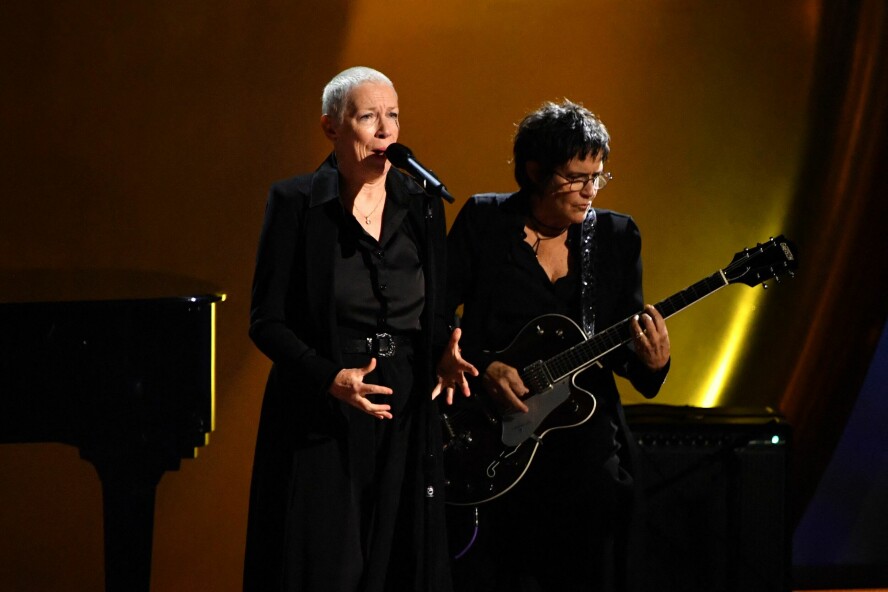Annie Lennox er blant artistene som har bidratt på det tause protestalbumet mot AI. 📸: Valerie Macon / AFP / NTB