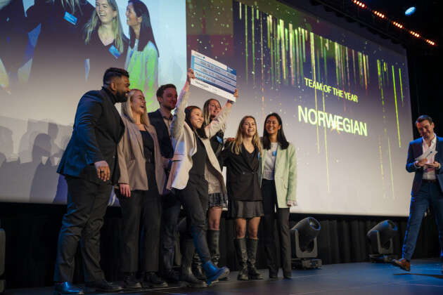 'Team of the year'. Fra en kåring på fagdagen til Capgemini. 📸: Privat
