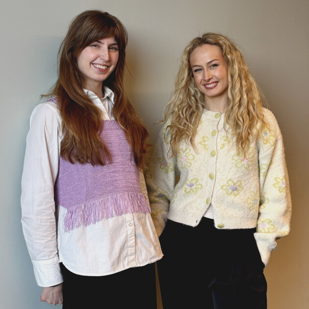 – Vi startet dette prosjektet for å bygge bro mellom utviklere og designere, skriver Sunniva Eide og Anna Frøiland. 📸: Privat