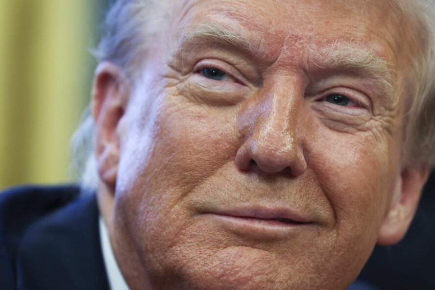 President Donald Trump fotografert i Det hvite hus tirsdag. 📸: AP / NTB