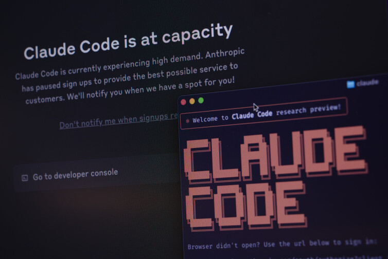 For øyeblikket er det litt for mange utviklere som er nysgjerrige på Claude Code til at i hvert fall undertegnede klarte å registrere seg. 📸: Kurt Lekanger