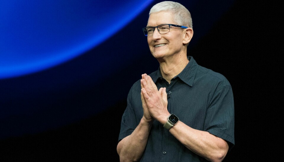 Apple med Tim Cook i spissen nekter å lage en bakdør som gir britiske myndigheter tilgang til krypterte iCloud-data. 📸: NTB / AFP
