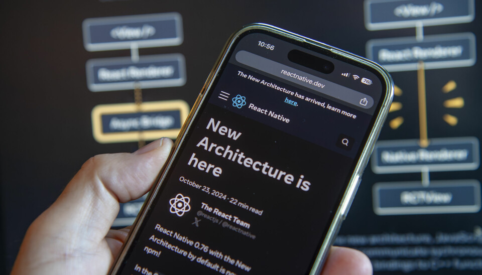 Den nye arkitekturen skal gjøre React Native-apper mer 'snappy', men innføringen har vist seg å ikke være helt problemfri. 📸: Kurt Lekanger