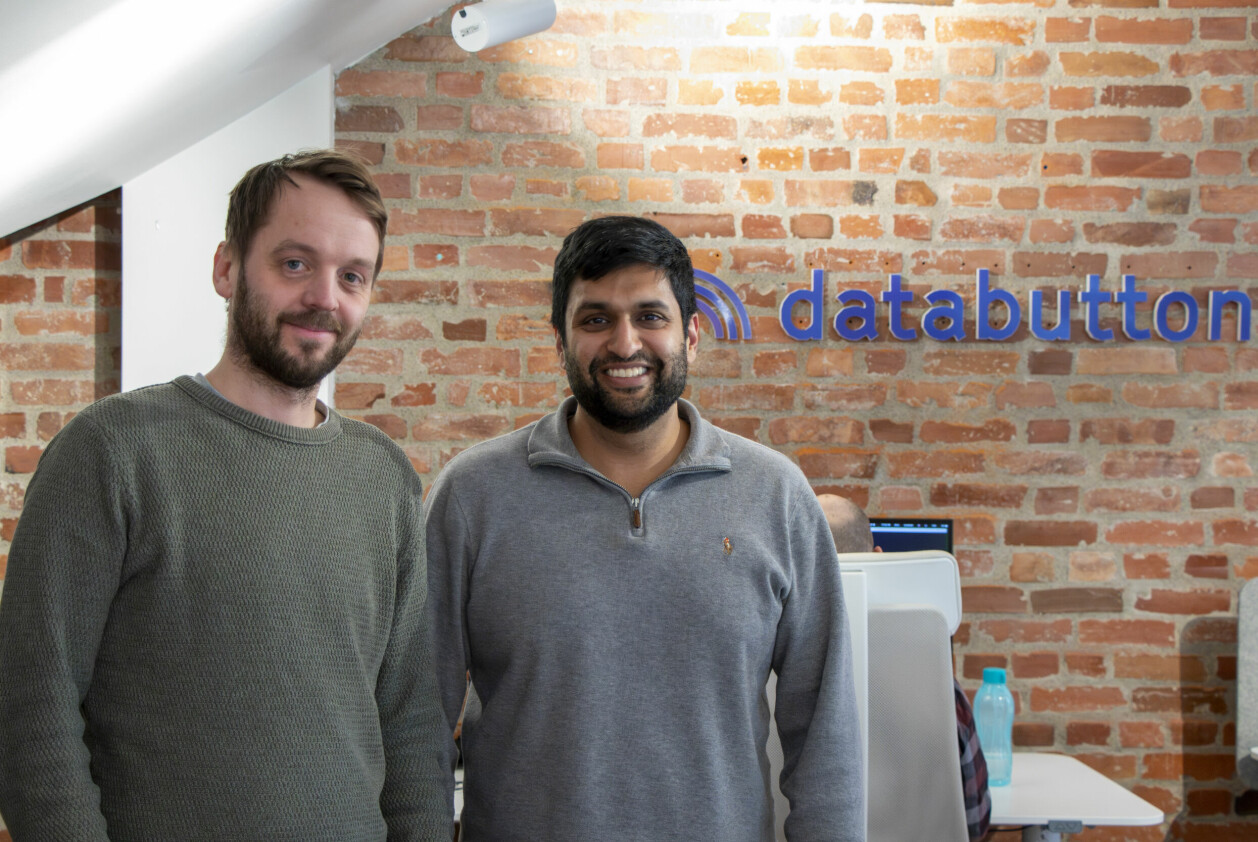 Øyvind Moldestad og Viral Shah i Databutton. 📸: Kurt Lekanger