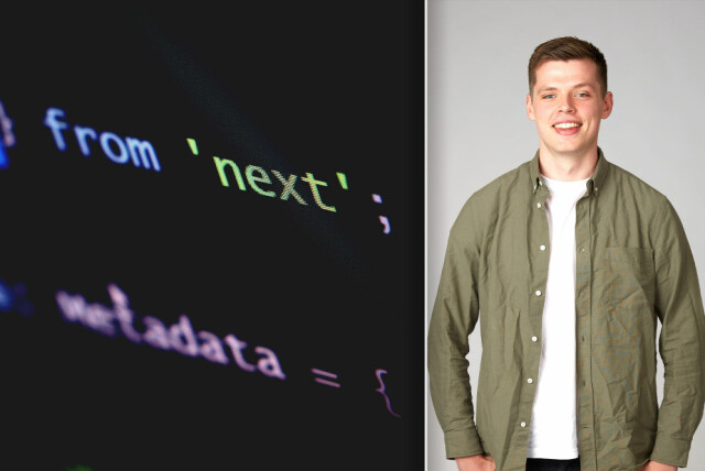 Marcus Haaland forklarer deg hvordan du bygger API-er i Next.js. 📸: kode24 / Bekk