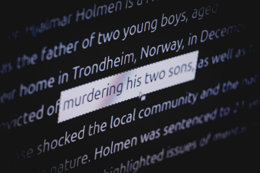 ChatGPT påstod at Arve Hjalmar Holmen drepte sine sønner, og OpenAI klages nå inn for brudd på GDPR. 📸: Ole Petter Baugerød Stokke