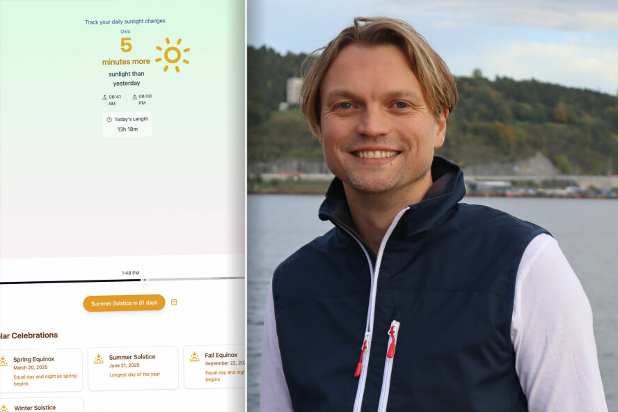 Simon Souyris Strumse har trukket flere hundre mennesker for å se på at han vibbekoder live, og mange av dem er utviklere, forteller han. 📸: Privat