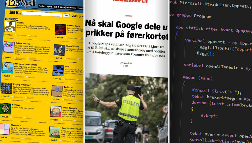 Pressfire, Klassekampen og Novacare sin aprilspøk 2025. 📸: Ole Petter Baugerød Stokke