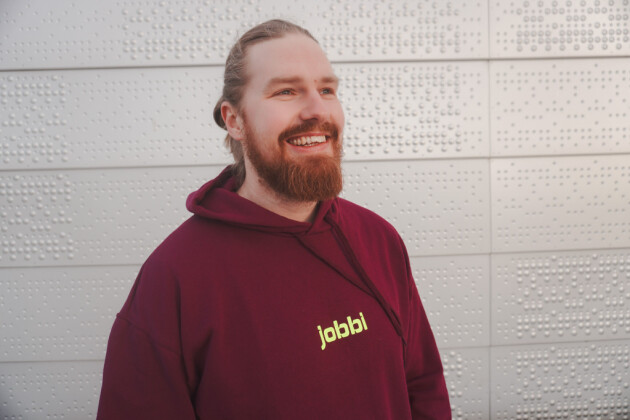 Jobbi-utvikler David Hyldgaard. 📸: Jobbi
