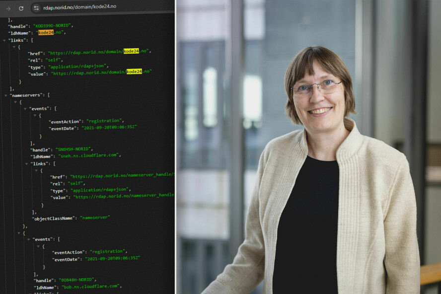 Hilde Thunem, administrerende direktør i Norid, forklarer hvorfor RDAP tar over for WHOIS. 📸: Norid / kode24