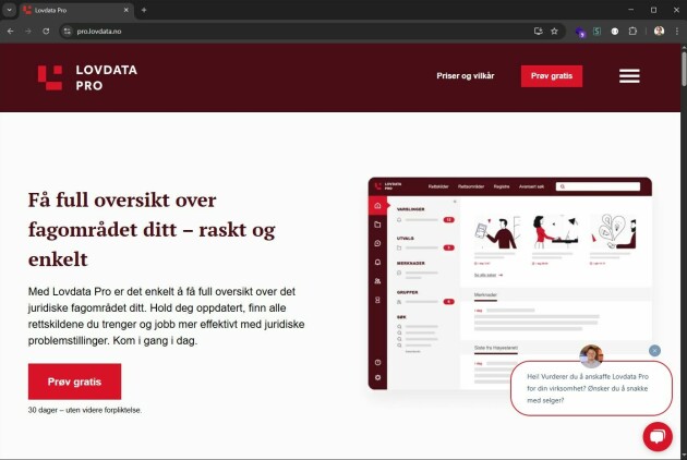 Lovdata Pro.