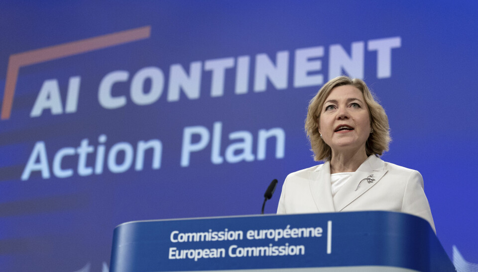 EU vil ta ledelsen i det globale AI-kappløpet, sier EUs tek-kommissær Henna Virkkunen. 📸: AP / NTB